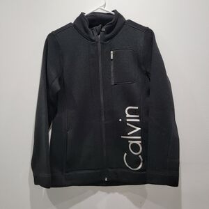 Calvin Klein Black Zippered Cozy Jacket